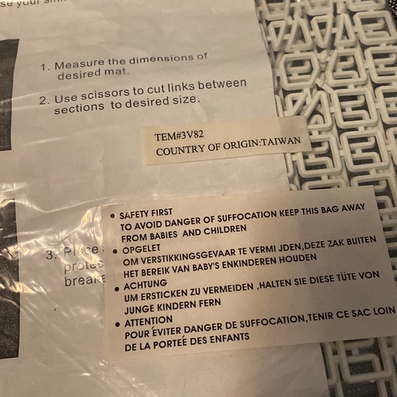 Cut to size sink mat - Picture 2 of 3